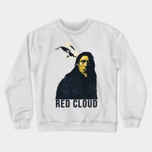 Native American Red Cloud Vector 2 Crewneck Sweatshirt